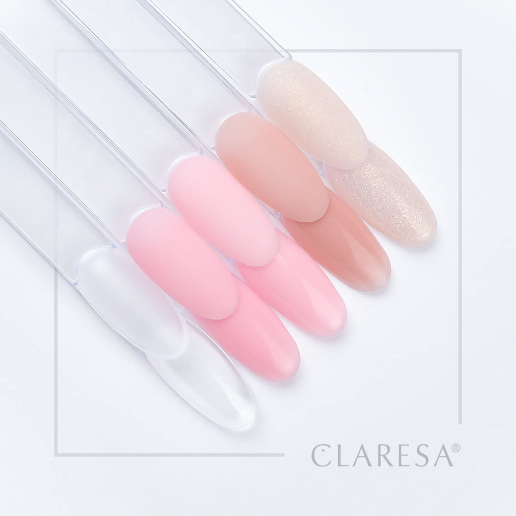 claresa soft&easy ehitusgeel champagne 45g цена и информация | Küünelakid, küünetugevdajad | kaup24.ee