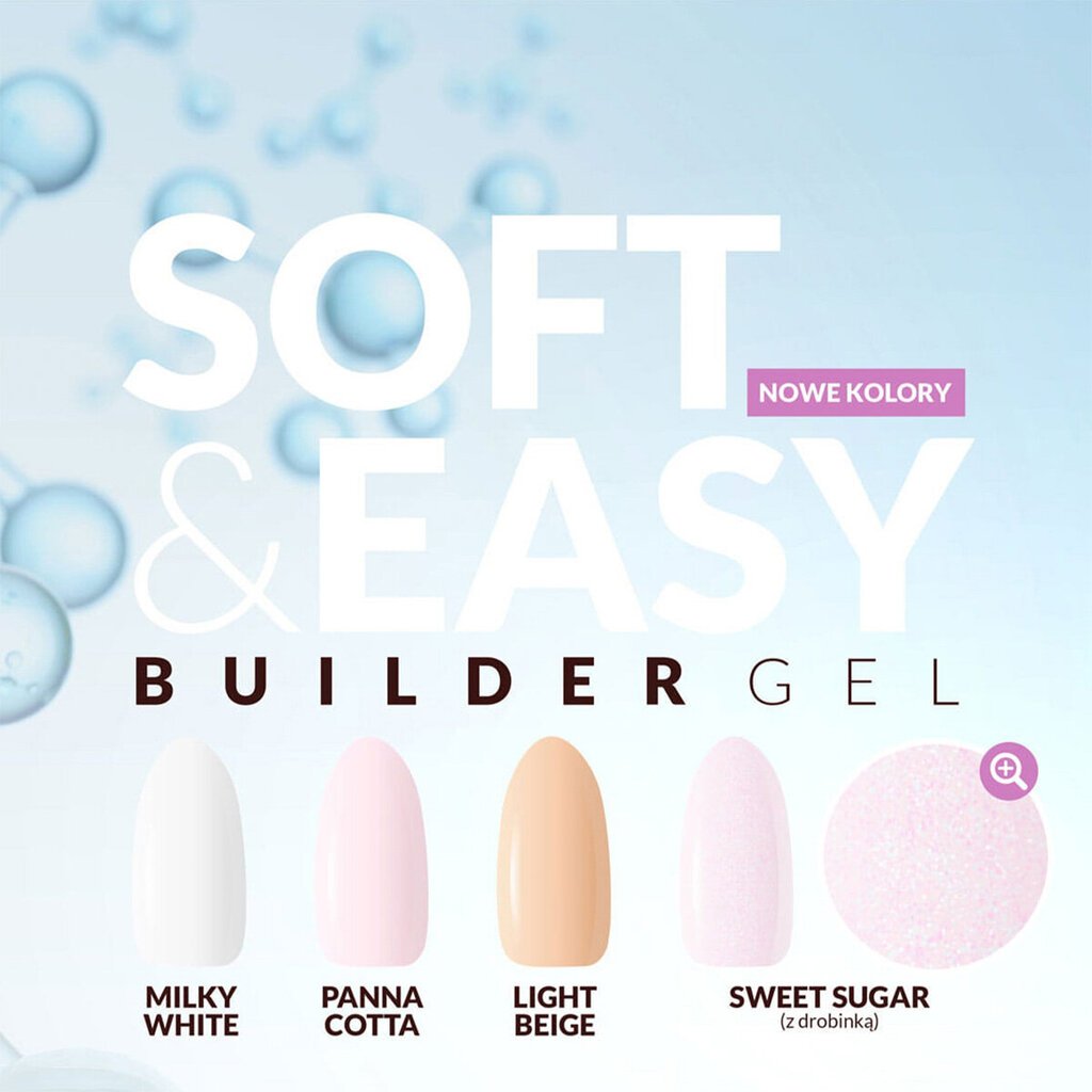 Ehitusgeel Claresa Soft&Easy Builder Gel UV/LED Panna Cotta, 45g цена и информация | Küünelakid, küünetugevdajad | kaup24.ee