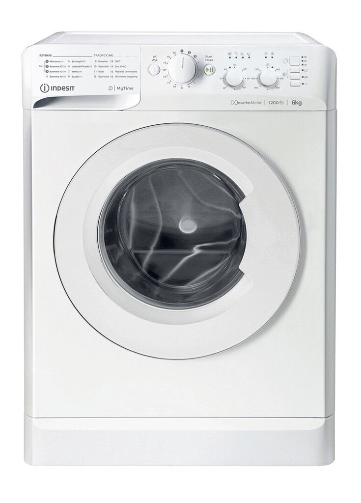 Pralka INDESIT MTWSC 61294 W PL hind ja info | Pesumasinad | kaup24.ee