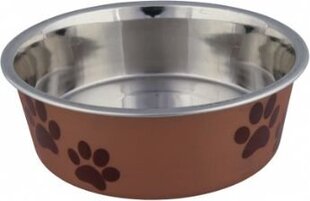 Trixie металлическая миска для корма для животных, 2 л, 23 см цена и информация | Миски, ящики для корма | kaup24.ee
