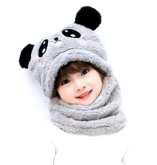 Laste talvemüts S124, hall hind ja info | Tüdrukute mütsid, sallid, kindad | kaup24.ee