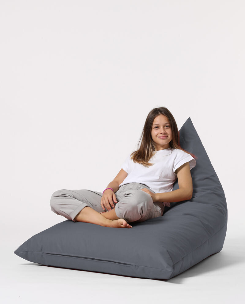 Kott-tool Pyramid Big Bed Pouf, hall hind ja info | Kott-toolid, tumbad, järid | kaup24.ee