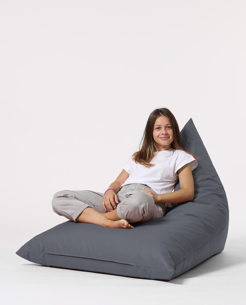 Kott-tool Pyramid Big Bed Pouf, hall hind ja info | Kott-toolid, tumbad, järid | kaup24.ee