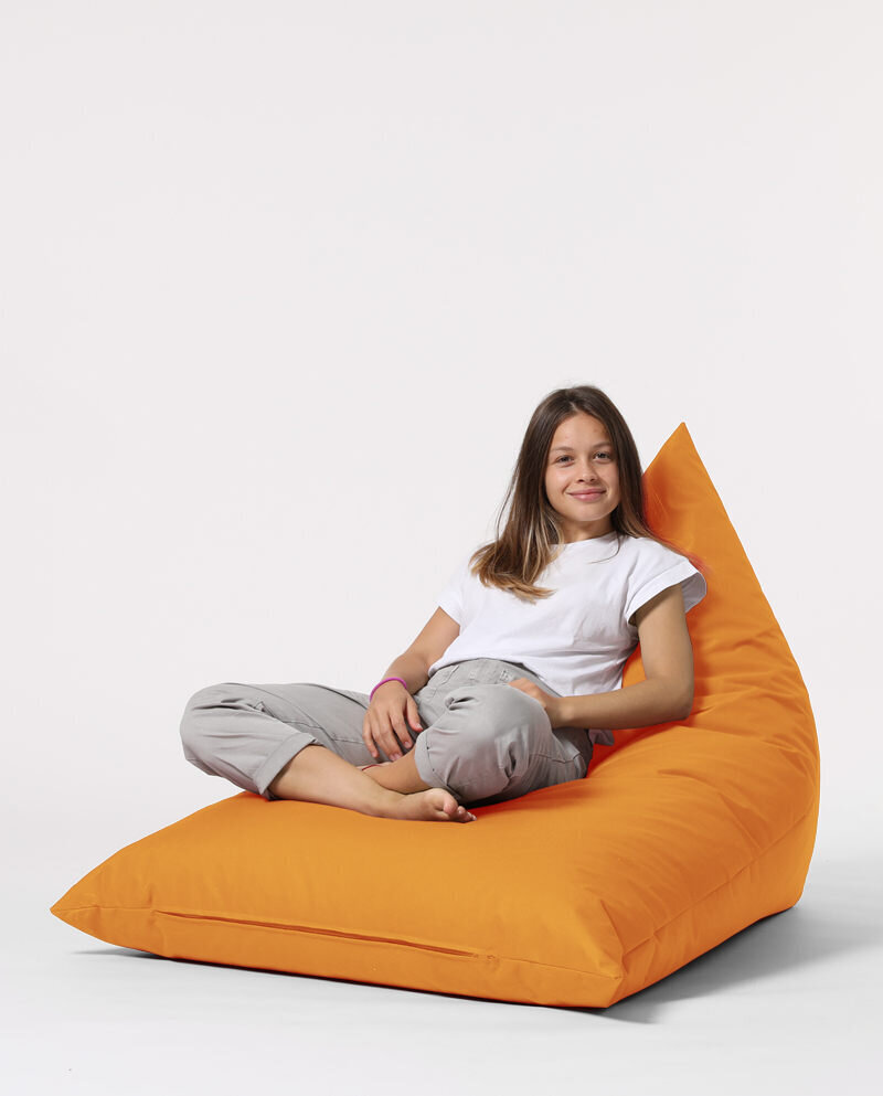 Kott-tool Pyramid Big Bed Pouf, oranž hind ja info | Kott-toolid, tumbad, järid | kaup24.ee