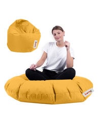 Kott-tool Iyzi 100 Cushion Pouf, kollane hind ja info | Kott-toolid, tumbad, järid | kaup24.ee