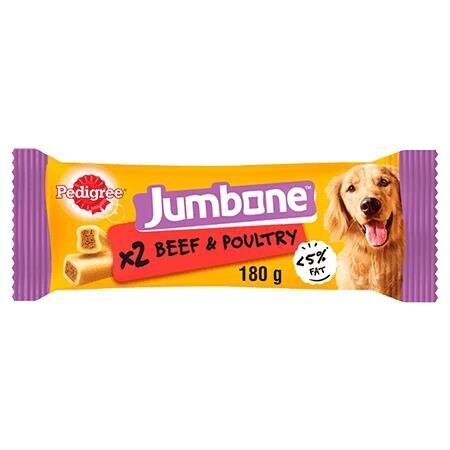 Pedigree Jumbone täiskasvanud koertele koos veiselihaga, 12x180 g hind ja info | Maiustused koertele | kaup24.ee