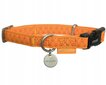 Kaelarihm koertele Zolux Mac Leather, 20 mm, oranž цена и информация | Kaelarihmad ja traksid koertele | kaup24.ee