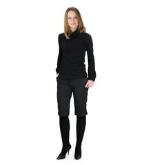 Классические узкие брюки-бермуды длиной до колена. цена и информация | Женские шорты | kaup24.ee