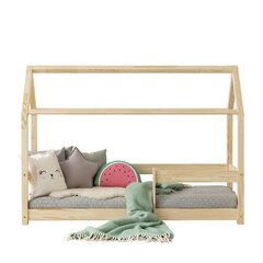 Кроватка-домик Dalida с защитой, 90x200 см, цвета дуба цена и информация | Детские кровати | kaup24.ee