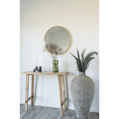 Зеркало, диаметр 60 см, цвета латуни цена и информация | Подвесные зеркала | kaup24.ee
