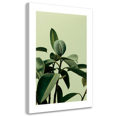 Печать холста. Зеленые листья 3D 39,99 цена и информация | Картины, живопись | kaup24.ee