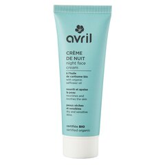 Öökreem kuivale – ja tundlikule nahale Avril Organic, 50 ml hind ja info | Näokreemid | kaup24.ee