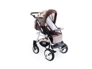 Детская коляска 3в1 с автокреслом Urbano Travel System, Коричневая цена и информация | Коляски | kaup24.ee