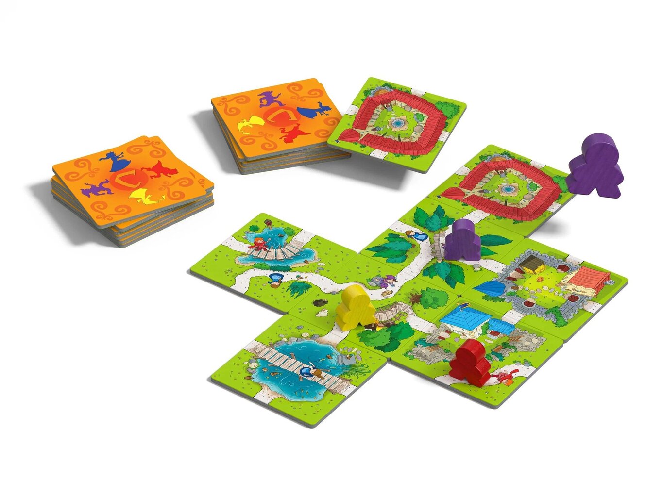Lauamäng Brain Games Carcassonne Junior цена и информация | Lauamängud ja mõistatused | kaup24.ee