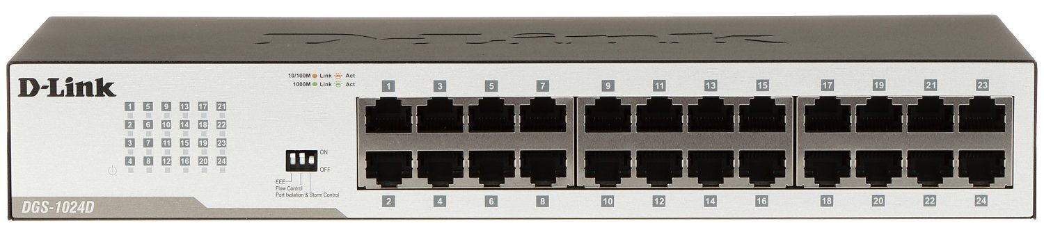 Switch DGS-1024D/E 24 Port D-Link цена и информация | Lülitid (Switch) | kaup24.ee