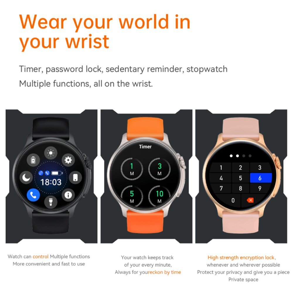 Tomaz Sport VK58 Orange hind ja info | Nutikellad (smartwatch) | kaup24.ee