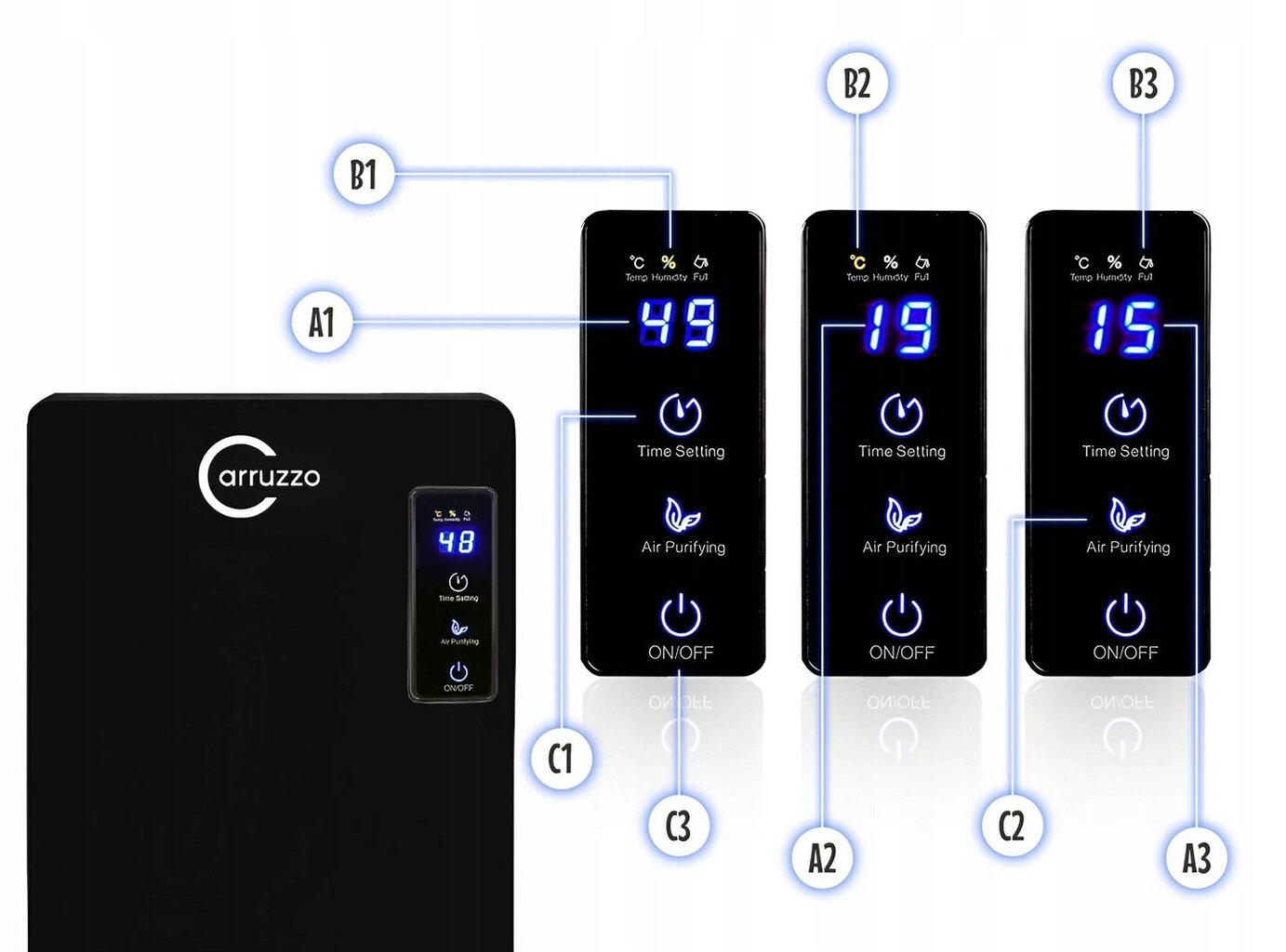 Õhukuivati 90 W 0,7 l/24 h цена и информация | Õhukuivatid | kaup24.ee