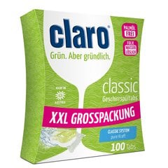 Ökoloogilised nõudepesumasina tabletid CLARO Classic 100tk. цена и информация | Средства для мытья посуды | kaup24.ee