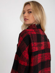 черно-красная рубашка в клетку с принтом цена и информация | Женские блузки, рубашки | kaup24.ee
