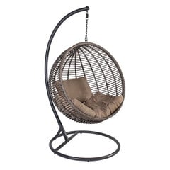 Подвесное кресло Globe, коричневое цена и информация | Садовые стулья, кресла, пуфы | kaup24.ee
