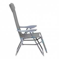 Складной стул-лежак Lido, синий/серый цена и информация | Шезлонги | kaup24.ee