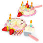 Puidust takjapaelaga koogikomplekt Eco Toys TL10032, 16 elementi цена и информация | Tüdrukute mänguasjad | kaup24.ee
