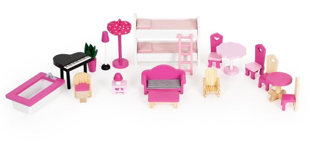 Terrassi ja liuväljaga nukumaja Eco Toys HM014075 цена и информация | Tüdrukute mänguasjad | kaup24.ee