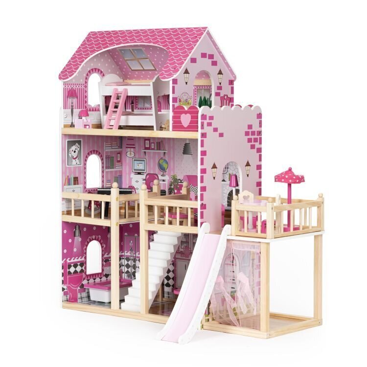 Terrassi ja liuväljaga nukumaja Eco Toys HM014075 hind ja info | Tüdrukute mänguasjad | kaup24.ee