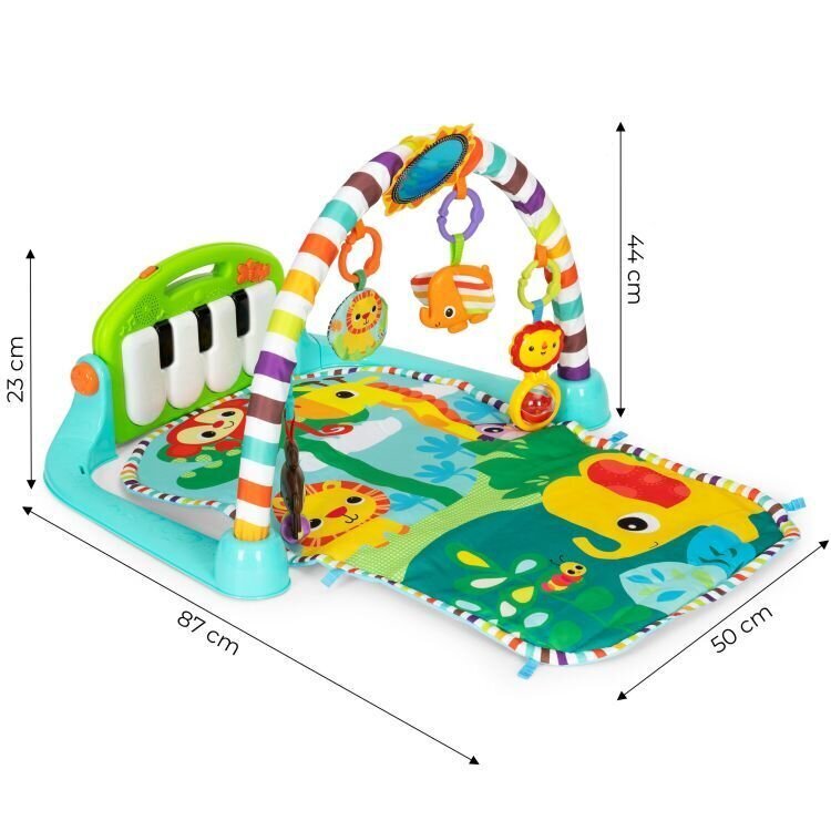 Interaktiivne õppevahtmatt beebidele + Piano Eco mänguasjad JJ8843 цена и информация | Tegelustekid | kaup24.ee