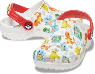 Crocs Laste vabaajajalatsid, Classic Pokemon hind ja info | Laste sussid ja plätud | kaup24.ee