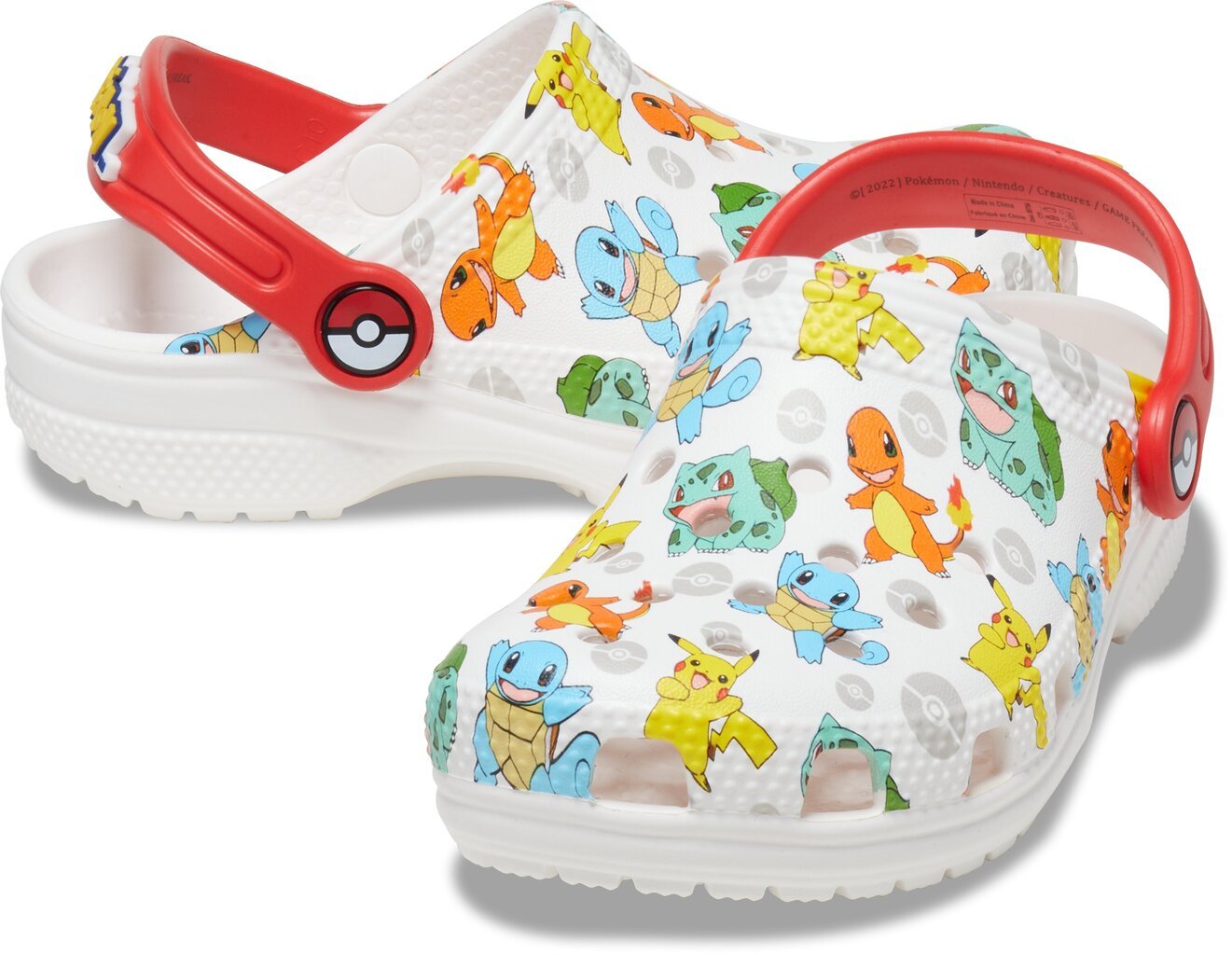 Crocs Laste vabaajajalatsid, Classic Pokemon цена и информация | Laste sussid ja plätud | kaup24.ee