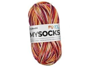 Lõng Myboshi Mysocks Pixel Nesu, 150g hind ja info | Kudumistarvikud | kaup24.ee