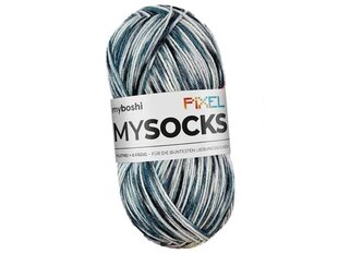 Lõng MyBoshi Mysocks Pixel 150g/390m, rara цена и информация | Принадлежности для вязания | kaup24.ee