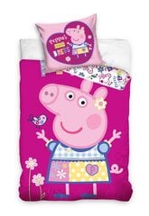 PEPPA PIG Комплект постельного белья 150x210 + 50x70 cm цена и информация | Детское постельное бельё | kaup24.ee