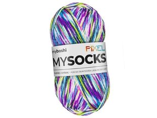 Lõng MyBoshi Mysocks Pixel 150g/390m, dotty цена и информация | Принадлежности для вязания | kaup24.ee