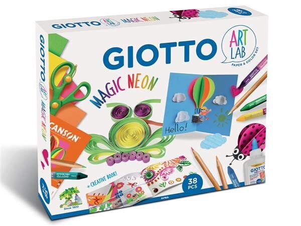 Meisterduskomplekt Giotto Art Lab Magic Neon hind ja info | Kunstitarbed, voolimise tarvikud | kaup24.ee