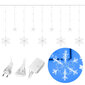 Dekoratiivsed LED tuled - lumehelbe- ja tähevalgustid/ 138LED hind ja info | Jõulutuled | kaup24.ee