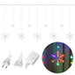 Dekoratiivsed LED tuled lumehelbe- ja tähevalgustid, 138LED цена и информация | Jõulutuled | kaup24.ee