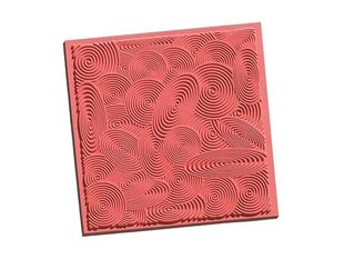 Tekstuurplaat Cernit 9x9cm spirals цена и информация | Принадлежности для рисования, лепки | kaup24.ee