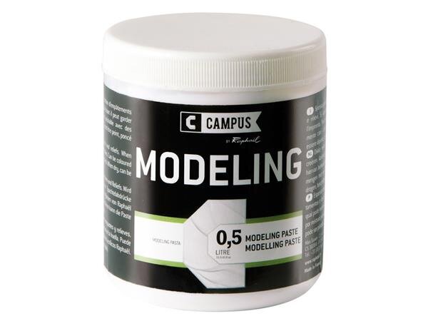 Akrüülvärvi modelleerimispasta Campus 500ml hind ja info | Kunstitarbed, voolimise tarvikud | kaup24.ee