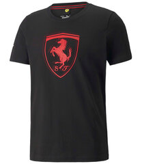 Футболка мужская Puma Ferrari Race Tonal Big Shield, черная цена и информация | Мужские футболки | kaup24.ee