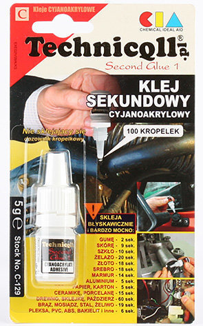 Sekundiliim Techniqll C-129, 5 g hind ja info | Liimid | kaup24.ee