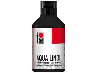 Trükivärv Marabu Aqua Linol 250 ml 073 must hind ja info | Kunstitarbed, voolimise tarvikud | kaup24.ee