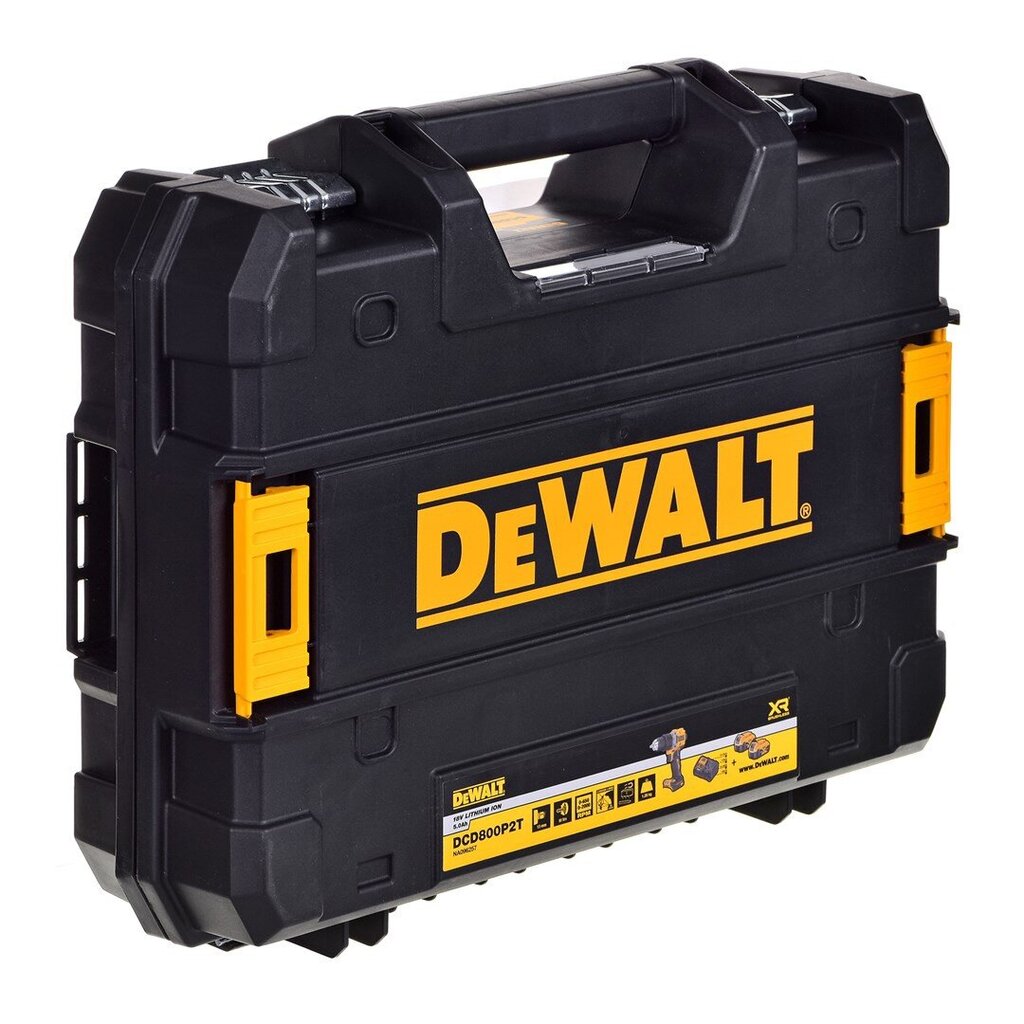 Akutrell Dewalt 18V 2x5,0Ah BL DCD800P2T цена и информация | Akutrellid, kruvikeerajad | kaup24.ee