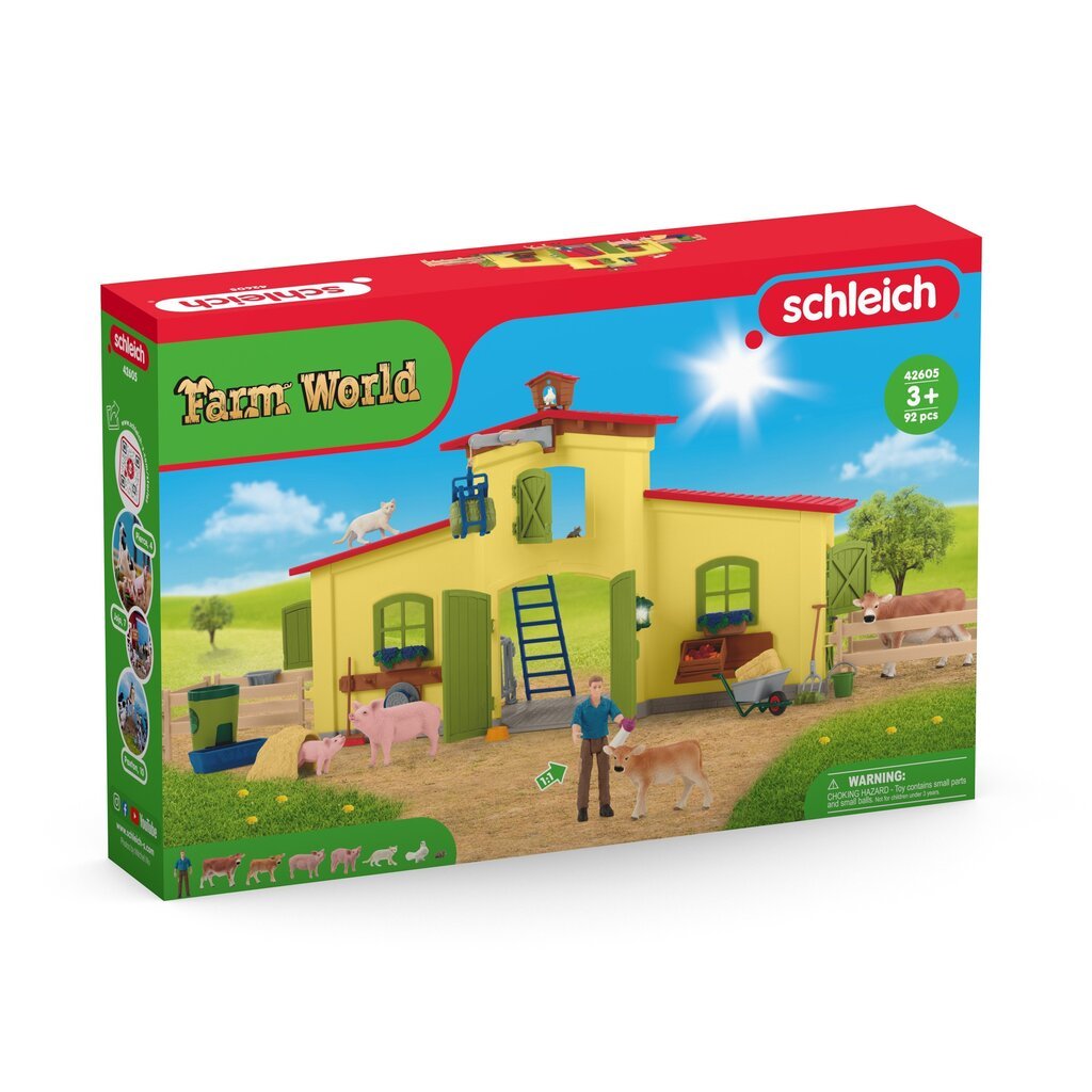 SCHLEICH FARM WORLD игровой набор Ферма с животными цена | kaup24.ee