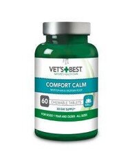 Vet‘s Best comfort calm, n60 toidulisand närvilisuse ja stressi vähendamiseks, N60 цена и информация | Пищевые добавки и анти-паразитные товары | kaup24.ee