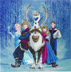 Frozen Teemantmaal Frozen Friends цена и информация | Алмазная мозаика | kaup24.ee