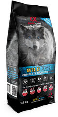 Alpha Spirit с дикой рыбой, 1.5 кг. цена и информация | Сухой корм для собак | kaup24.ee
