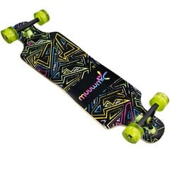 Скейтборд Longboard Neon, чёрный цена и информация | Скейтборды | kaup24.ee