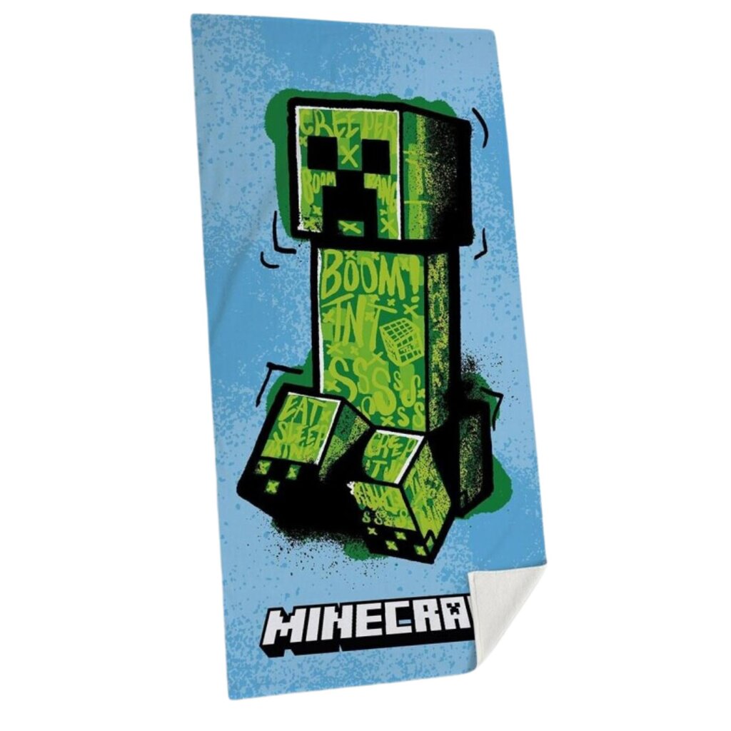 Kids Euroswan Beach towel 70x140cm cotton Minecraft MNC-437T hind ja info | Fännitooted mänguritele | kaup24.ee